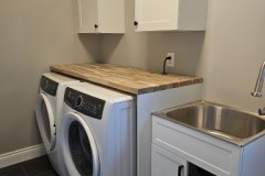 Laundry Room Cabinets, Sink And Countertop