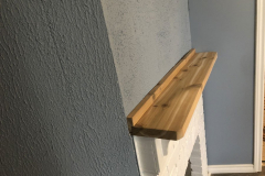 Cedar Fireplace Mantel